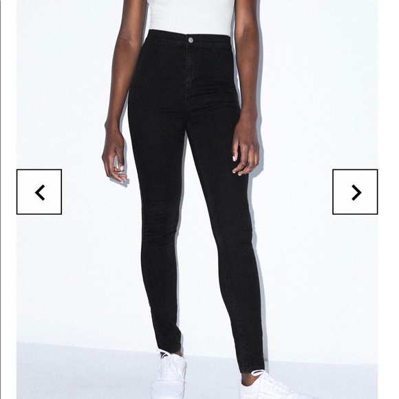 American Apparel Denim - The American Appeal Black Easy Jeans.